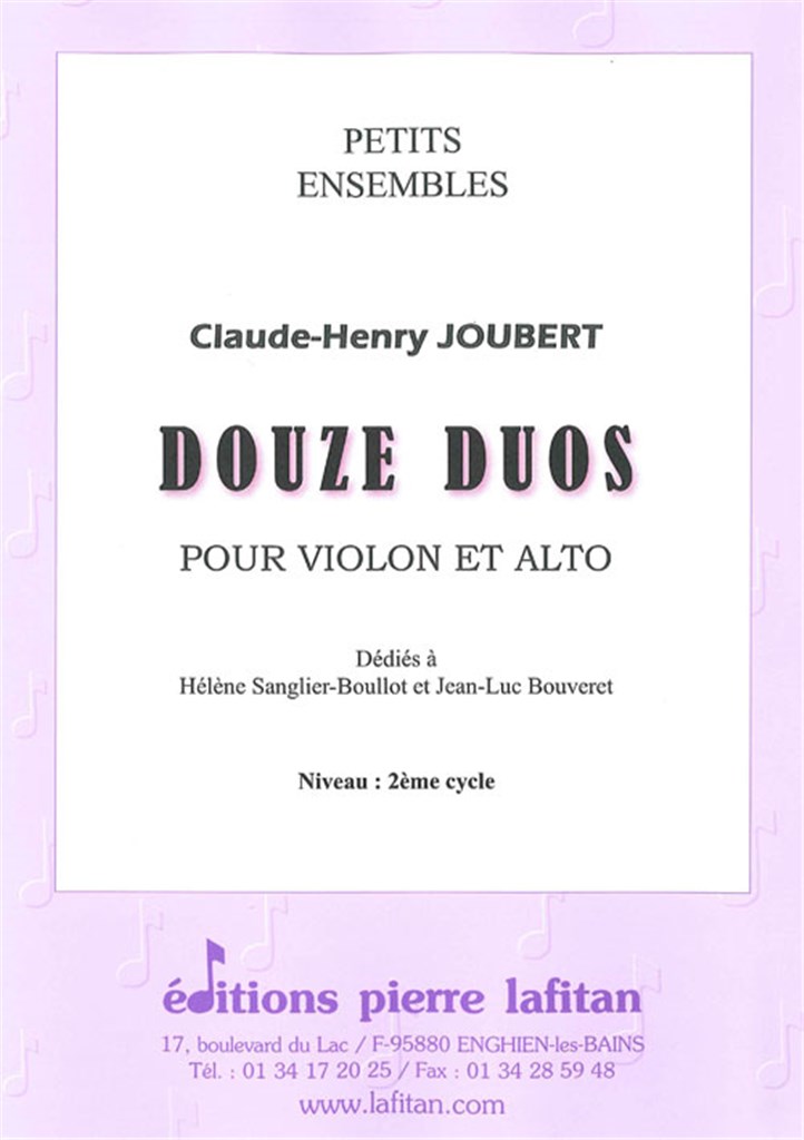 Douze Duos Pour Violon et Alto